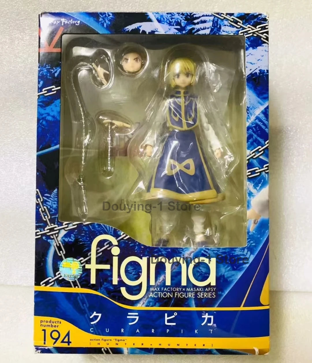 In Stock Original Figma 194 Hunter Curarpikt MaxFactory Action Figure PVC Anime Model Toys Collection