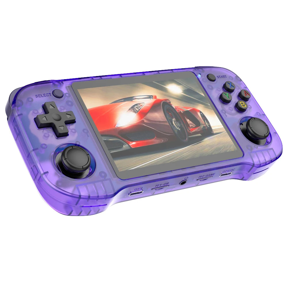 R46H Pink Retro Handheld Console Arkos System Open-Source 20000+ Classic Game 4.2 inch 1024*768 IPS Portable Player Consola NEW