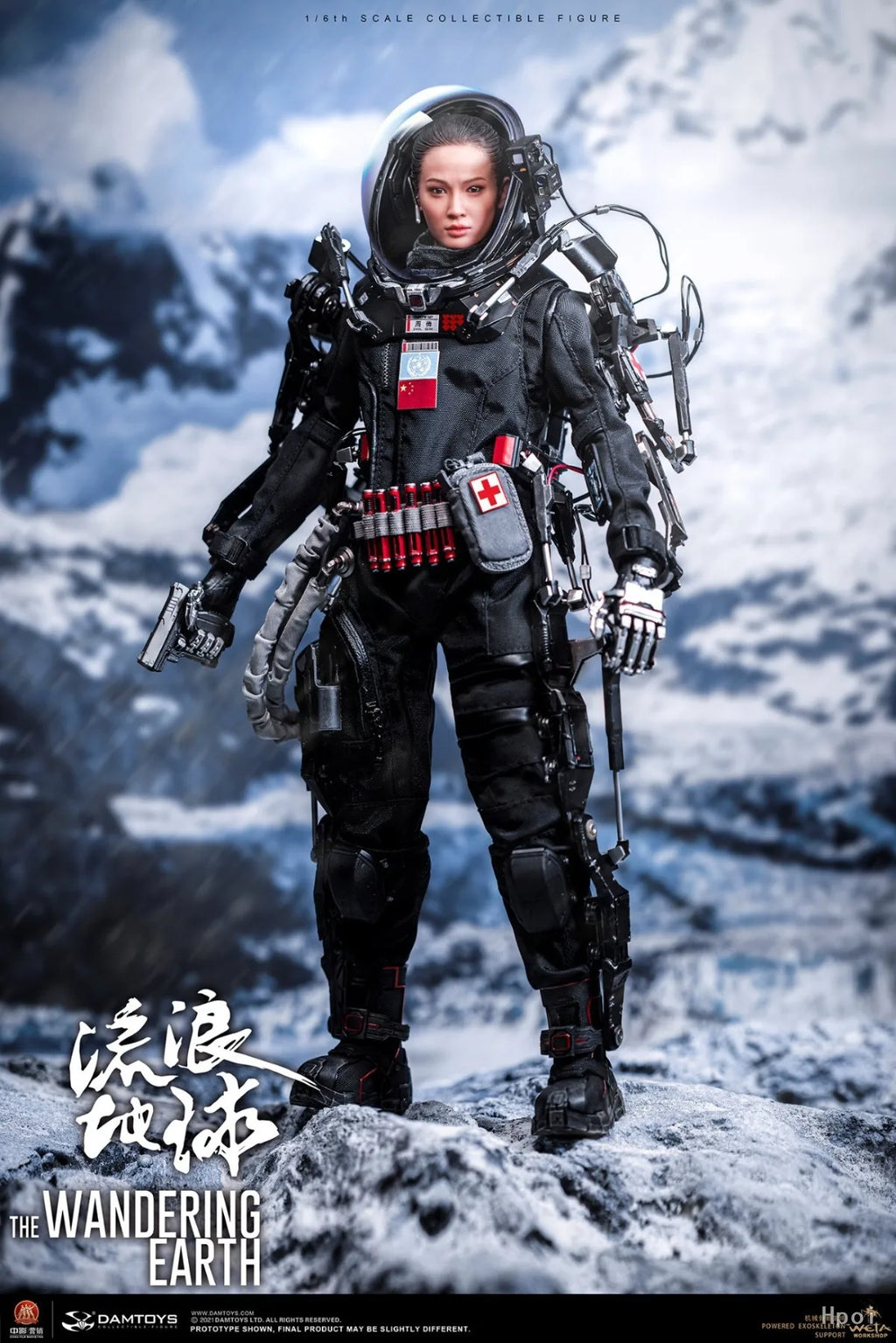 【Original】DAMTOYS DMS036 The Wandering Earth CN171-11 Rescue Team Medical Soldier Zhou Qian 1/6 Action Figure Model Toy
