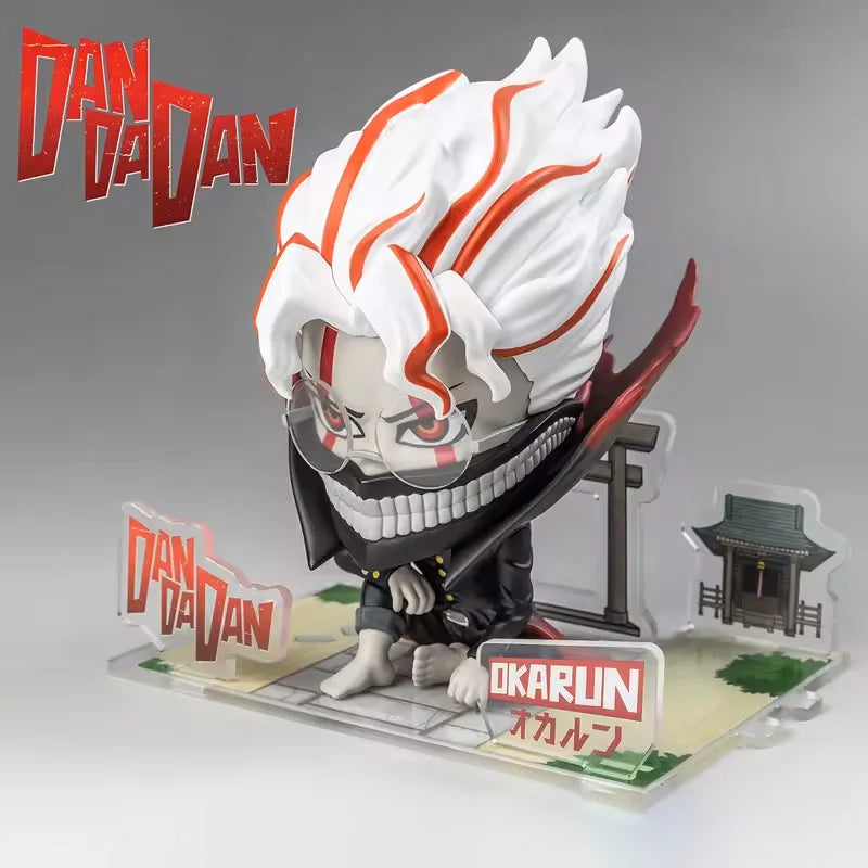 Anime figure 15cm Okarun cute Q edition Action Figure Model statue Car decoration doll toy fans Gifts