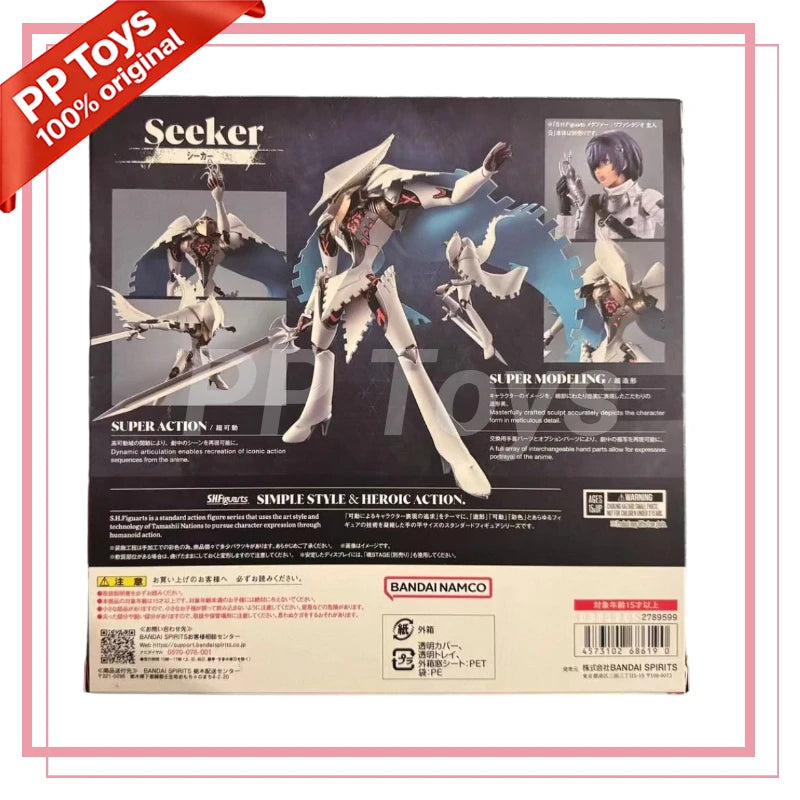 In Stock BANDAI Original Box S.H.Figuarts METAPHOR ReFantazio SEEKER SHF Action Figure Model Toy Gift for Kid Foam Box Packaging