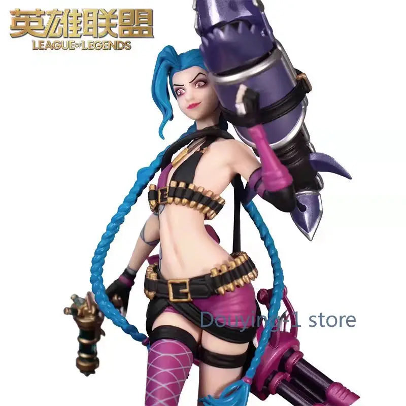 In stock League of Legends LOL CMGE joint limited edition - Jinx 3D model pen figurine ornament gaming peripheral.