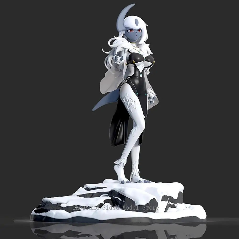 Original IDPLAYER Pokemon Sexy Disaster Beast Absol GK Model Toys 18CM Kawaii Fans Collectible Figurines Models Toys