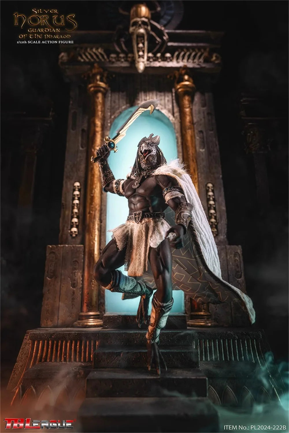 1/12th TBLeague PL2024-222B Black Version Vintage Egypt Horus Guardian with Platform Gift For Fans Collect