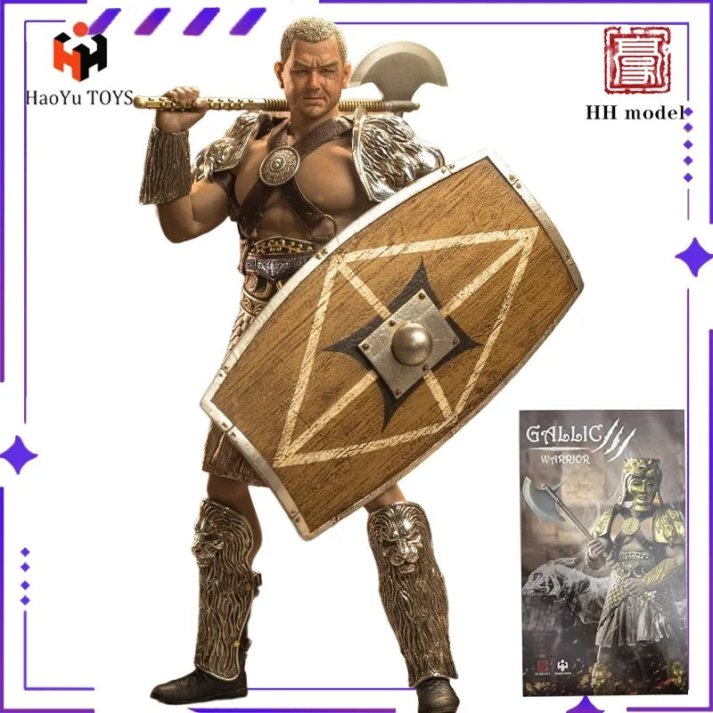 HHMODEL X HAOYUTOYS Original 1/6 Hunting Ground Fighter Gaulish Warrior Finished Product Mobile Doll Soldier Model Toy Gift