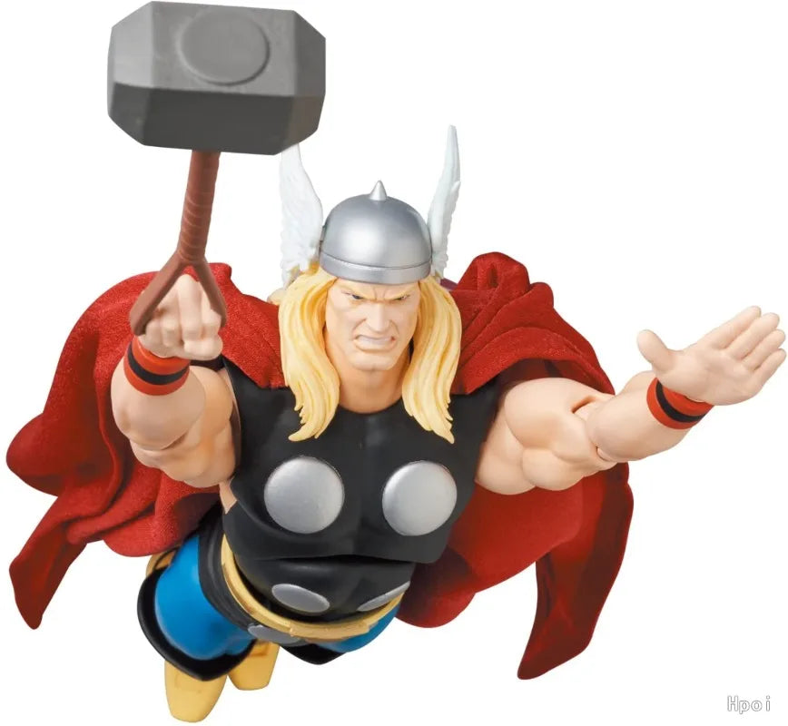 MEDICOM TOY Genuine MAFEX Series Laser Eye  Deadpool Thor Spider Man Gulixilu Science Fiction Comics Action Figures Model Toys