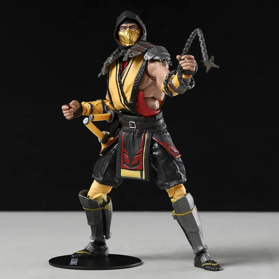 Sub-Zero Scorpion 7 inch Figure Action Figurine PVC Model Decoration Statue Gift Toy
