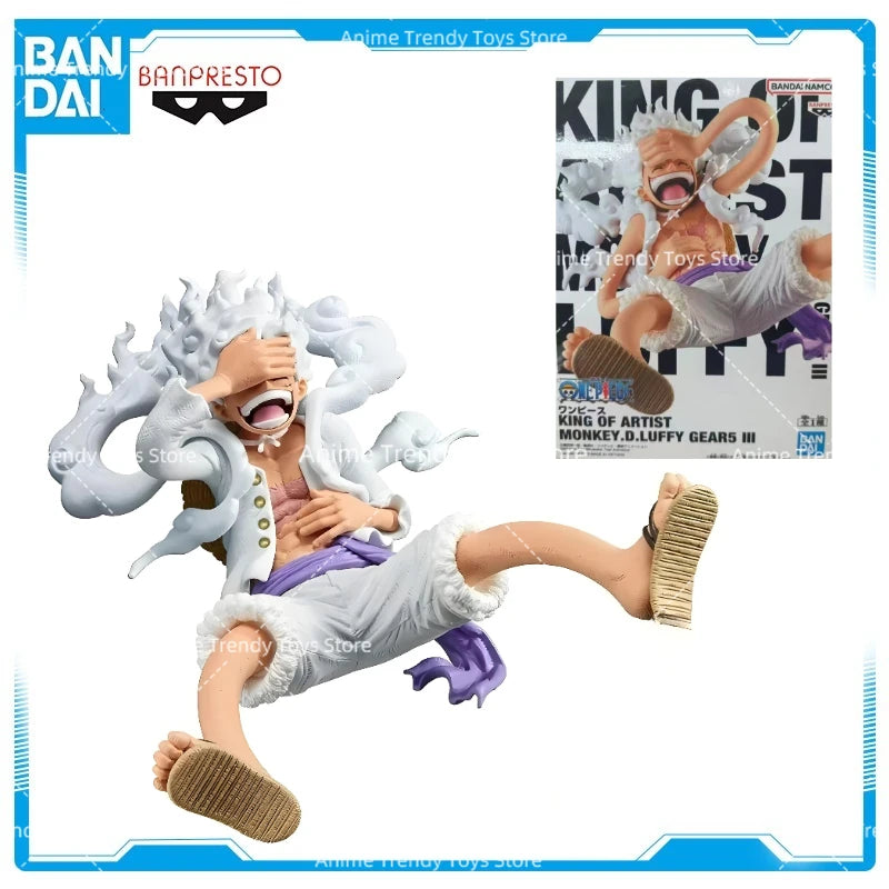Bandai Banpresto One Piece In stock Nika Monkey D. Luffy Anime Figure Gear5 Ver. DXF Collectible Doll Model Toy Gift WY