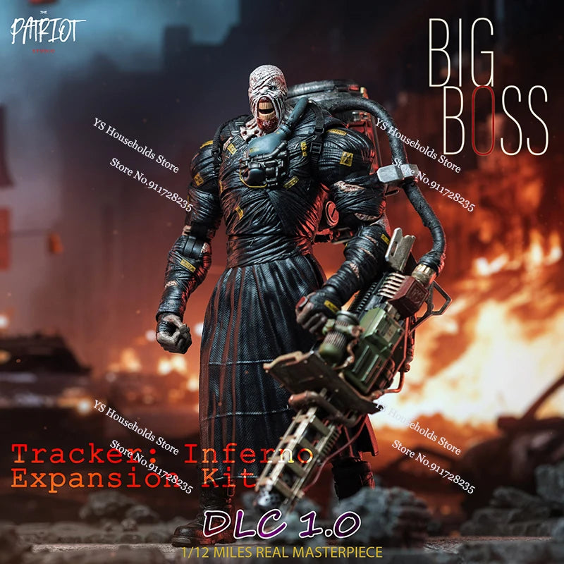 Patriot Studio Accessory Pre-sale 1/12 Big Boss Tracker Scene Ornament Flame Expansion Kit Model For 6" Action Figure Decoration