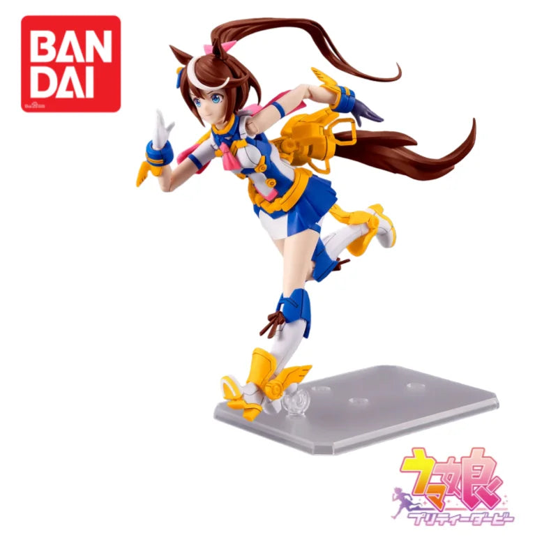 Original Genuine Bandai Anime 30Ms Umamusume Pretty Derby Tokai Teio Machine Girl Action Figure Model Kits Gift for Kid In Stock