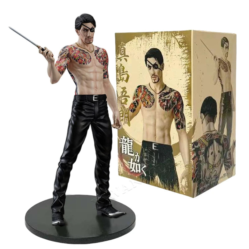 10cm Like A Dragon Majima Goro Anime Figure Ryu ga Gotoku Kiryu Kazuma Action Figure Kasuga Ichiban Figurine Model Doll Toy Gift