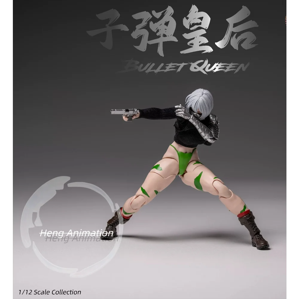 Pre-sale 1/12 Bullet Queen, Movable Eyes, Cloth Clothing, Action Figure, Figurine, Ornament, Collection, Q4 2026