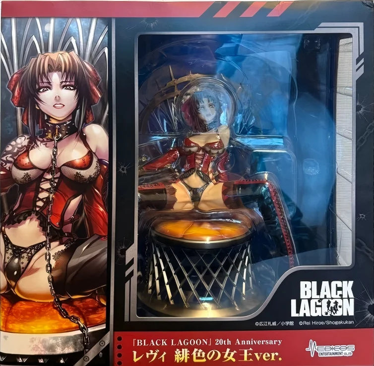 Genuine Medicos-e Black Lagoon 20th Anniversary Revy Scarlet Queen Ver. 1/7 Scale Figure Original Statue [Bonus Available]