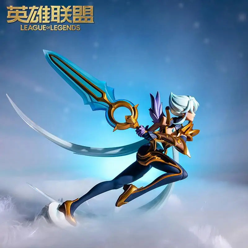 Original LOL League of Legends Gwnya Sononu Raven Medium Skulptur Anime Action Puppe Serie Zubehör Modelle Spielzeug Geschenke
