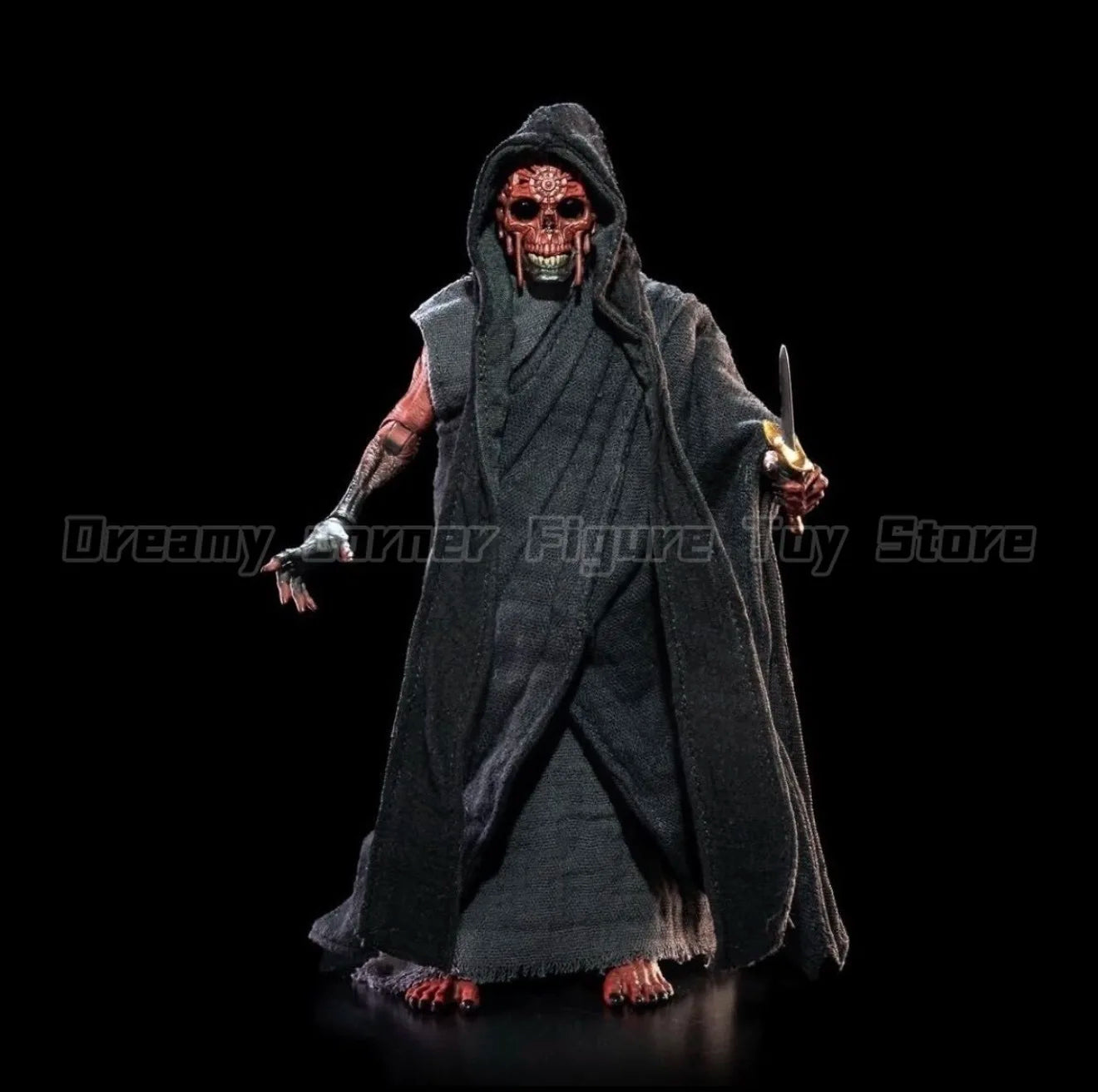【In Stock】Original Four Horsemen Studio Mythic Legions Obscura The Masque of The Red Death Black Robes 1/12 Action Figure Gift
