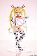 In Stock Original AMAKUNI Miss Kobayashi's Dragon Maid Tohru Cow Swimsuit Anime Figure Collection Model Gift Toys