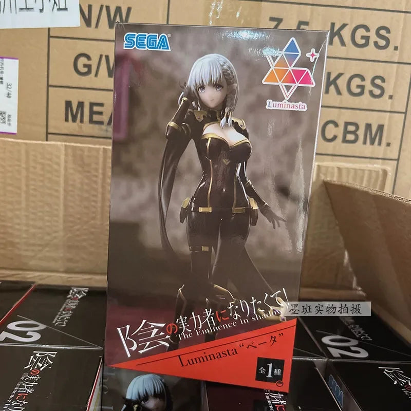 Genuine stock SEGA The Eminence in Shadow Alpha Beta collectible gk statue birthday gift desktop decoration cartoon anime