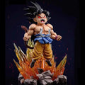 BANDAI 19 cm Dragon Ball SHK Kai Ape Serie NO.2 Glow Black Hair Super Four Goku Figur PVC Explosive Goku Anime Modell Ornament
