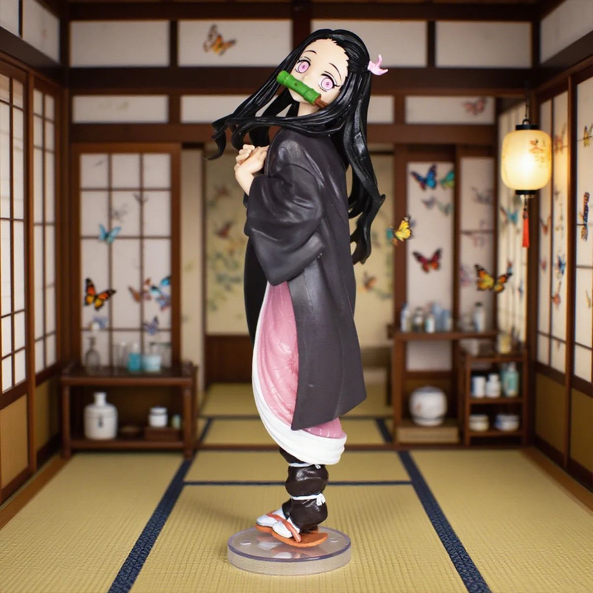 22cm/8.7in Anime Demon Slayer Figure Nezuko Figure Collection Statue Model Toy Gift