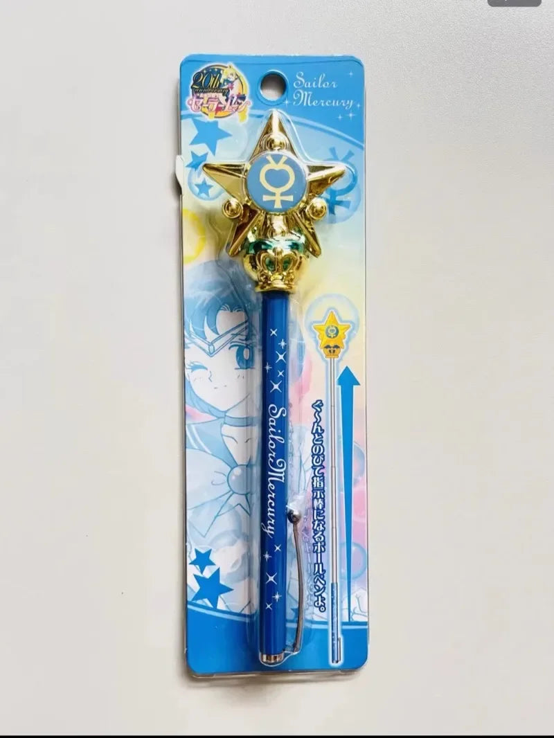 【IN SHELF】Sailor Moon 20th Anniversary Transformation Pen Anime Action Figures Model Kids Toy