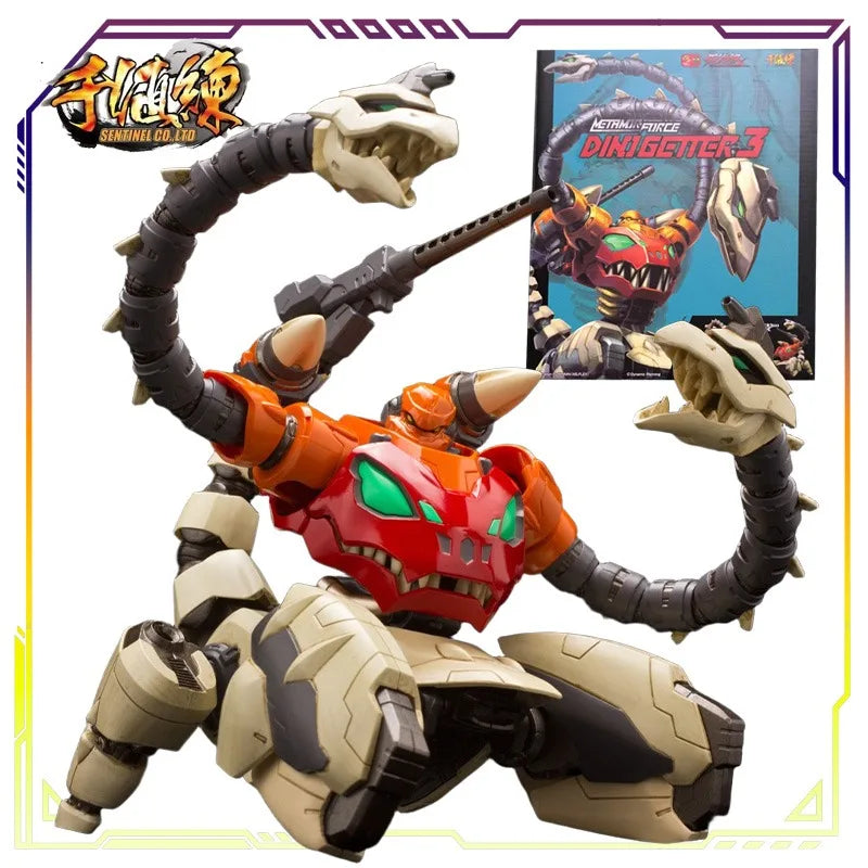SENTINEL CO.LTD Original METAMOR-FORCE Series Dinosaur Tower No.1 Machine Action Figure Model Toys Collectible Model for Boys