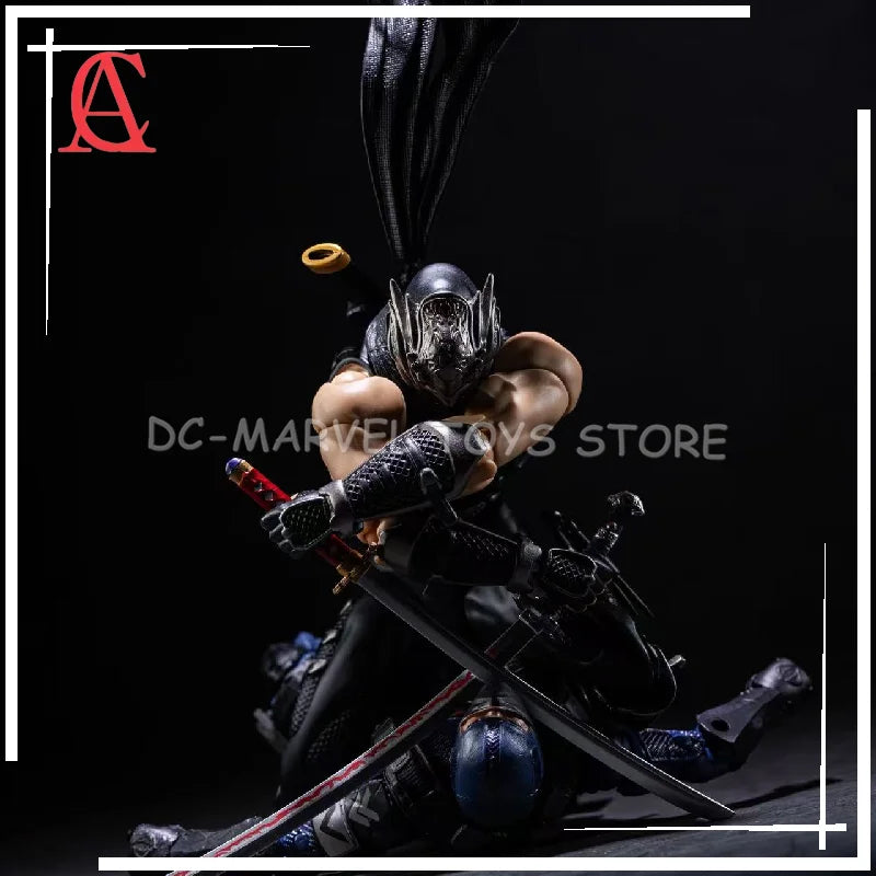 In Stock AC Factory The Second Batch Ryu White Version Ryu Hayabusa Kaiyodo Revoltech Amazing Yamaguchi Ryu Hayabusa Figure Toy