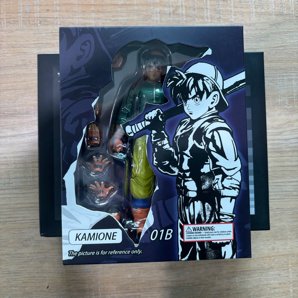 In Stock Tonsenarttoys Dragon Ball Z Kamione 01A 01B Son Goku SHF Fly Page Son Goku Ride Bike Action Figure Collection Gift