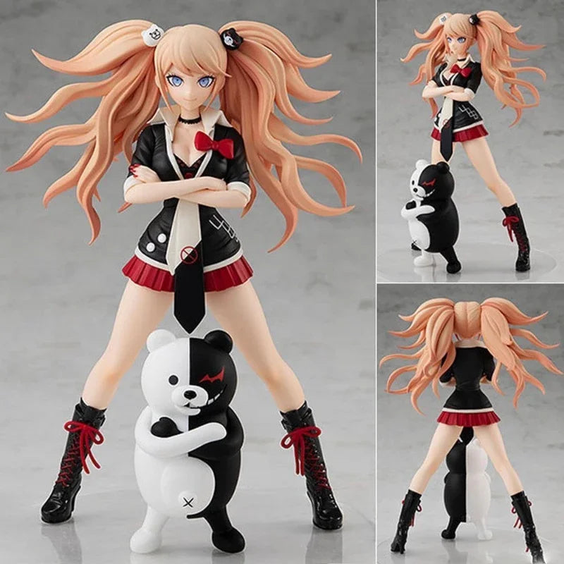 Anime Junko Actionfiguren GK Spiel Enoshima Junko Actionfiguren 18cm PVC Modellsammlung Spielzeug Geburtstag für Kinder Puppengeschenke