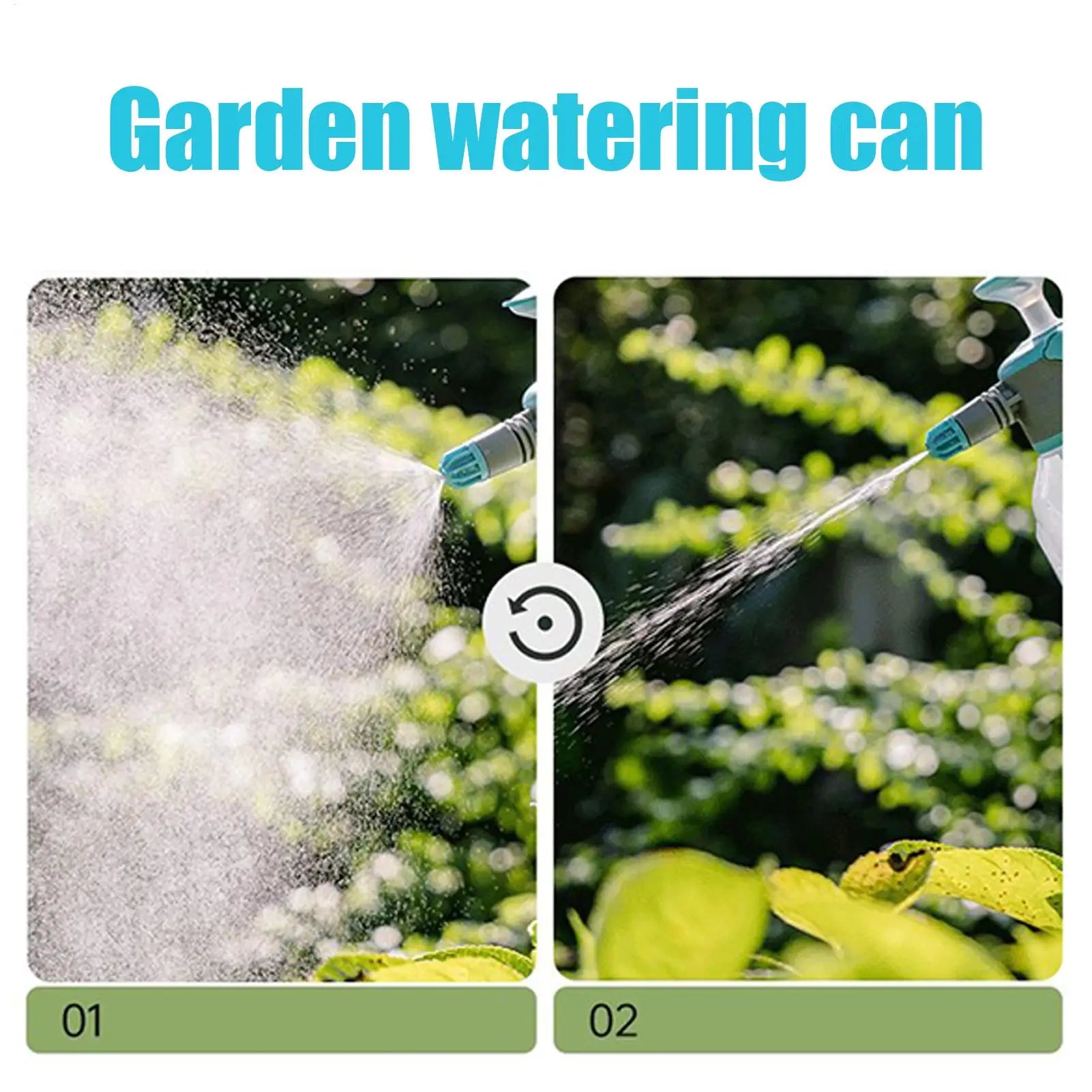 Garden Watering Can Watering Pot Mister Sprinkler 2 Modes Portable Waterproof Bottle Pitcher For Patio Yard Pool Backyard Beach