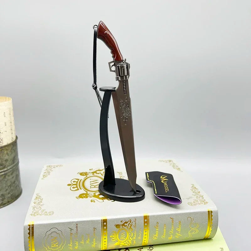 22 см револвер Gunblade Squall Leonhart FF8 метален меч оръжие модел Final Home Ornament Fantasy VIII игра периферни устройства играчки занаяти