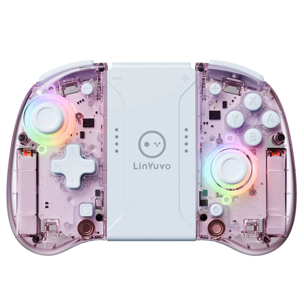 Meteor Light Joycons Wireless Controller for Switch/OLED with Programmable/Motion Control/Dual Vibration/Turbo