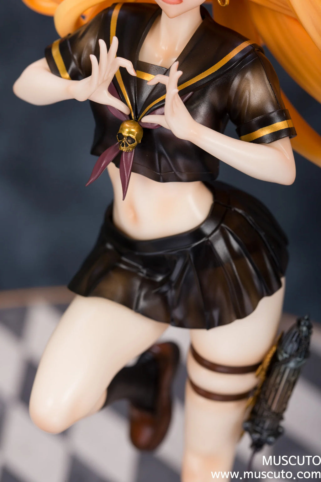 1/7 Anime school uniform Fate/Grand Order Tohsaka Rin Figures Kit kawaii Resin GK DIY White Assembly GK Model Statue Toys doll