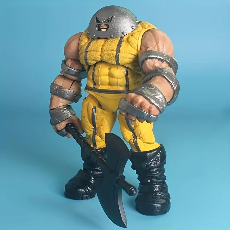 Marvel X-Trail Hulk Prison Red Tank, Approximately 23cm Movable Figurine Model Ornament