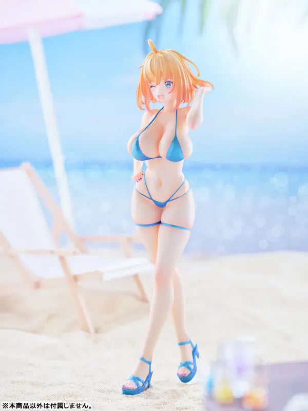 Judai 27cm Original KoiKoi Bunny Suit Planning Sophia F Shirring Bikini Swimsuit PVC Action Figure Model Doll Toys
