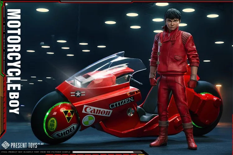 2025 NEW STOCK PRESENT TOYS PT-SP64 1/6 Scale Akira Handsome Young Motorcycle Boy Full Set for 6" Action Figure Model Toys Gifts