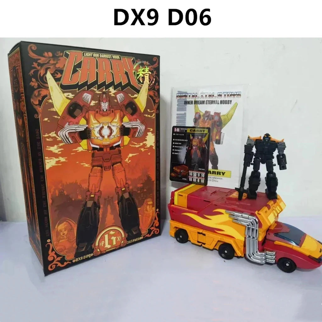 Transformation Toy DX9 D06 Rodimus Prime Metallic Folding MP Action Figure