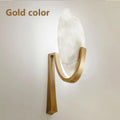 Nordic Luxury Copper Marble Wall lamp Sconce Postmodern Natural Stone wall light Bedroom Living Room led Decoration lighting