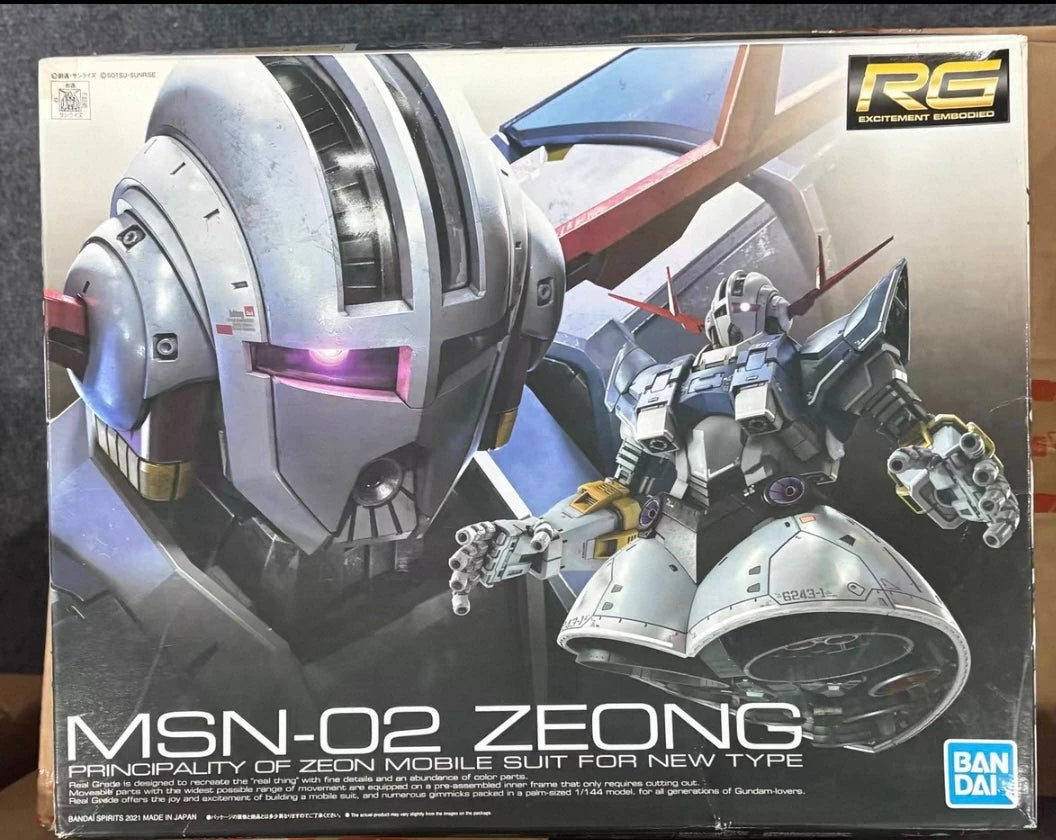 [In Stock] Bandai RG UC 1/144 MSN-02 ZEONG Assembly Model