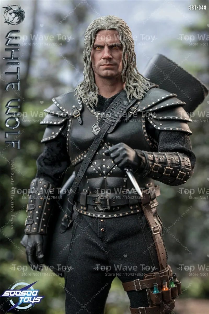 2025 New Stock Soosootoys SST048 1/6 Scale Male Soldier Demon Hunter Wizard Geralt 12'' Full Set Action Figure Model Doll Toy
