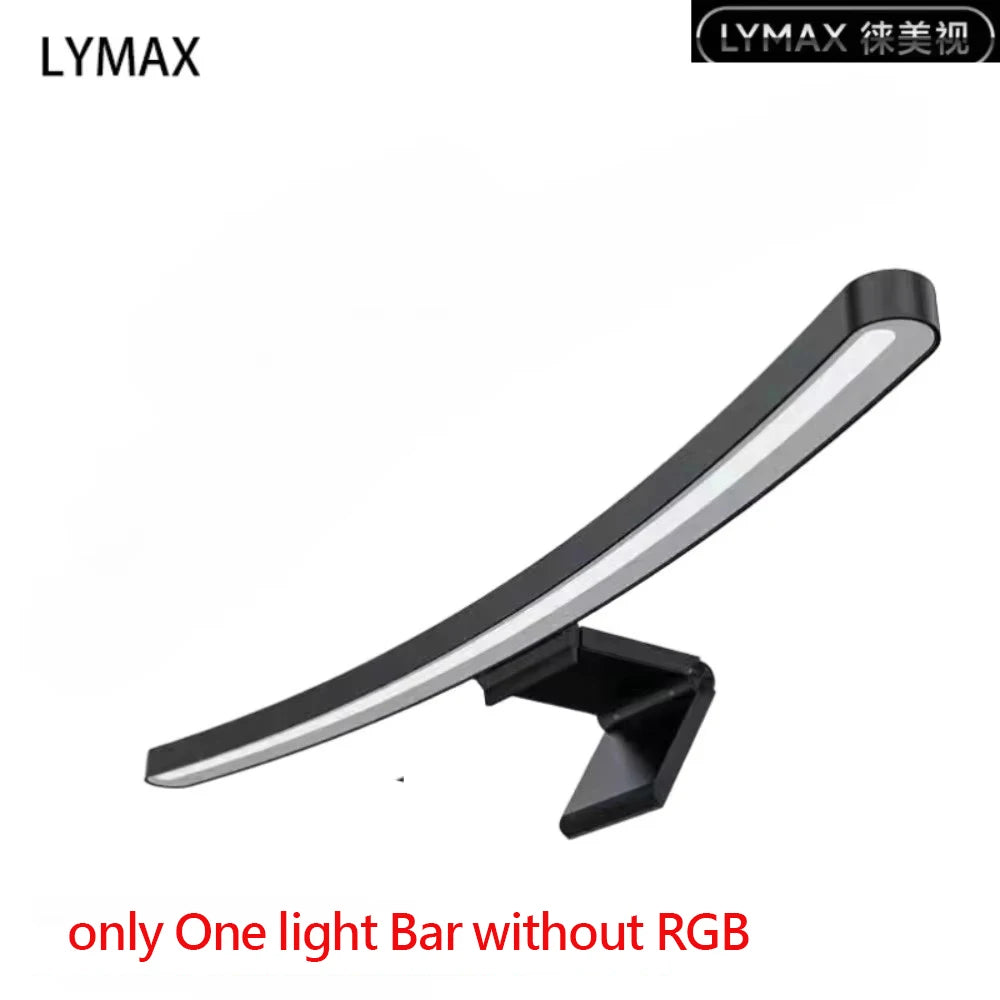 Youpin LYMAX Computer Monitor Table Lamp Curved Screen Desk Lamp Dimming Eye-Care Sound-sensitive Music Hang Gaming Light pro