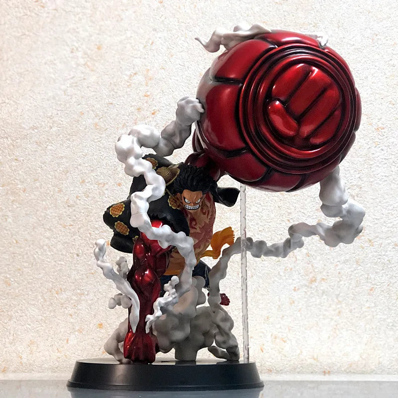21CM New One Piece Gear Fourth Figure Snake Man Luffy Monkey D Luffy Figurine Gear 4 Statue Collection Toys Gift