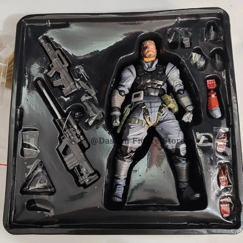Kaiyodo Metal Gear Solid Venom Snake Action Figure Revoltech The Phantom Pain Snake Figurine PVC Movable Collection Model Toys