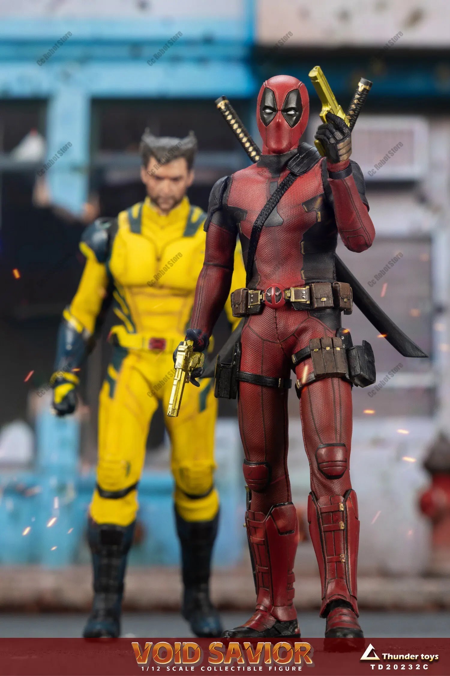 [In Stock] 1/12 Thunder Original Toys Void Saviour TD20232 Deadpool Wolverine, 6-Inch Complete Set, Action Figure Toy