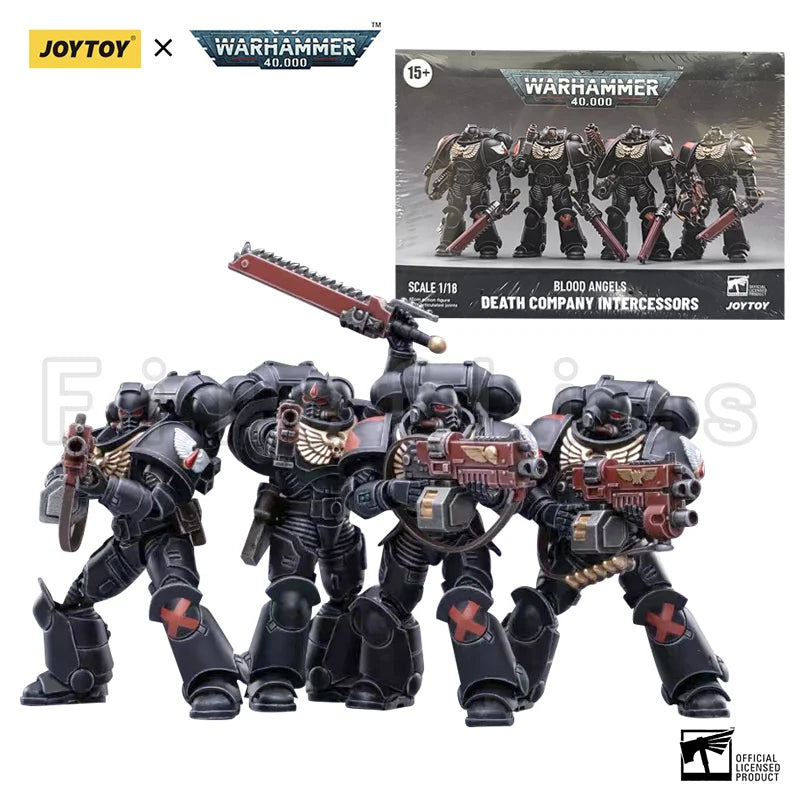 1/18 JOYTOY Action Figure (4PCS/SET) Blood Angels Death Company Anime Collection Model Toy