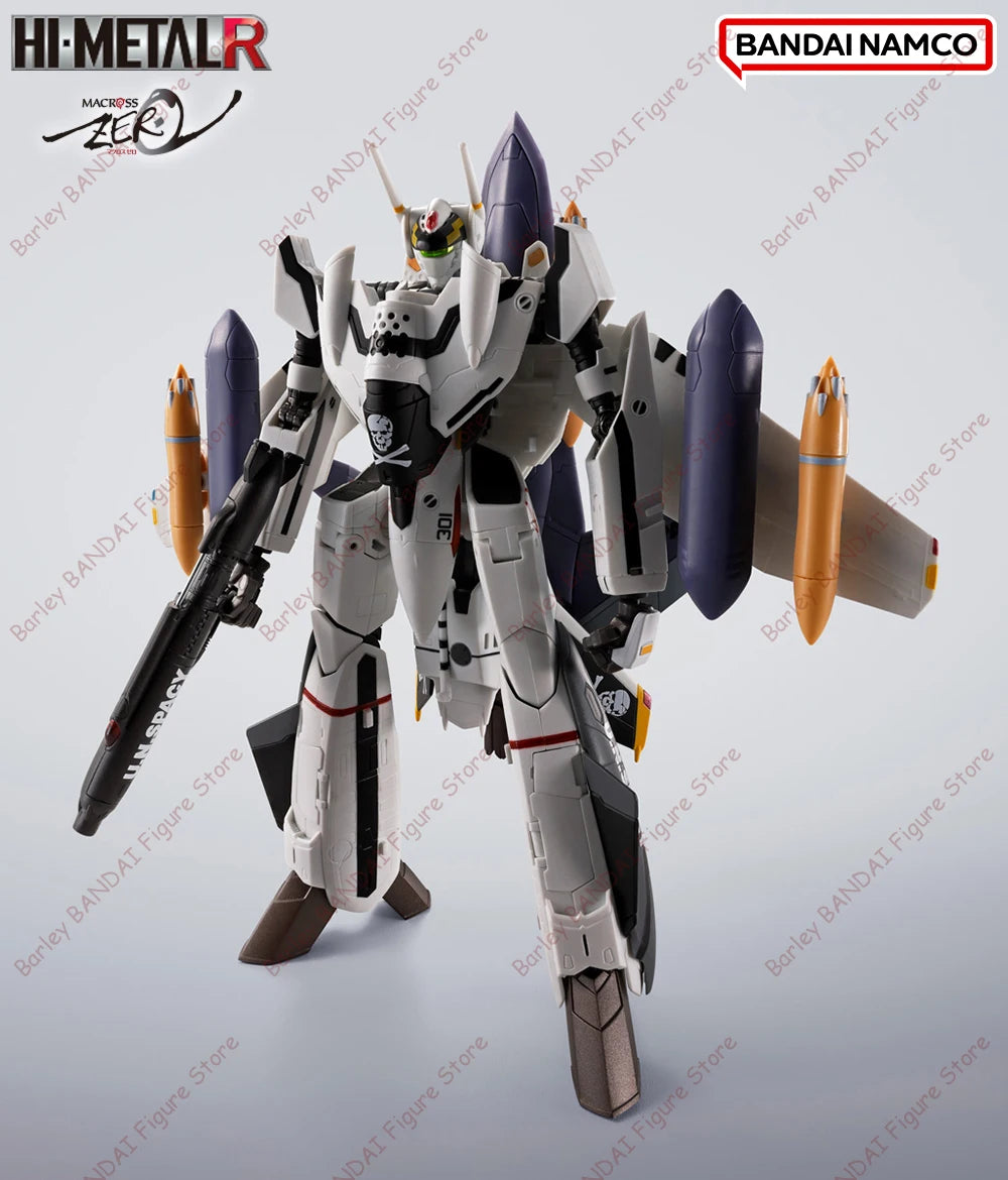 Original In Stock BANDAI Macross Zero VF-0S PHOENIX (ROY FOCKER USE)+QF-2200D-B GHOST Action Figures Boxed Collection Model Toys