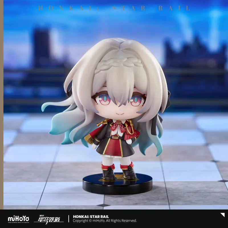 Honkai Star Rail Genuine Peripherals Action Figures Toys March 7th Dan Heng Q-version Sitting Toy Gift EX CASHAPON Original