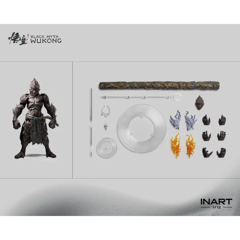 IN STOCK INART Studio Black Myth 1/12 Black Wukong Stone Ape Movable Figure Doll MAG G0004 WUKONG Figures Decora Desk ToysGifts