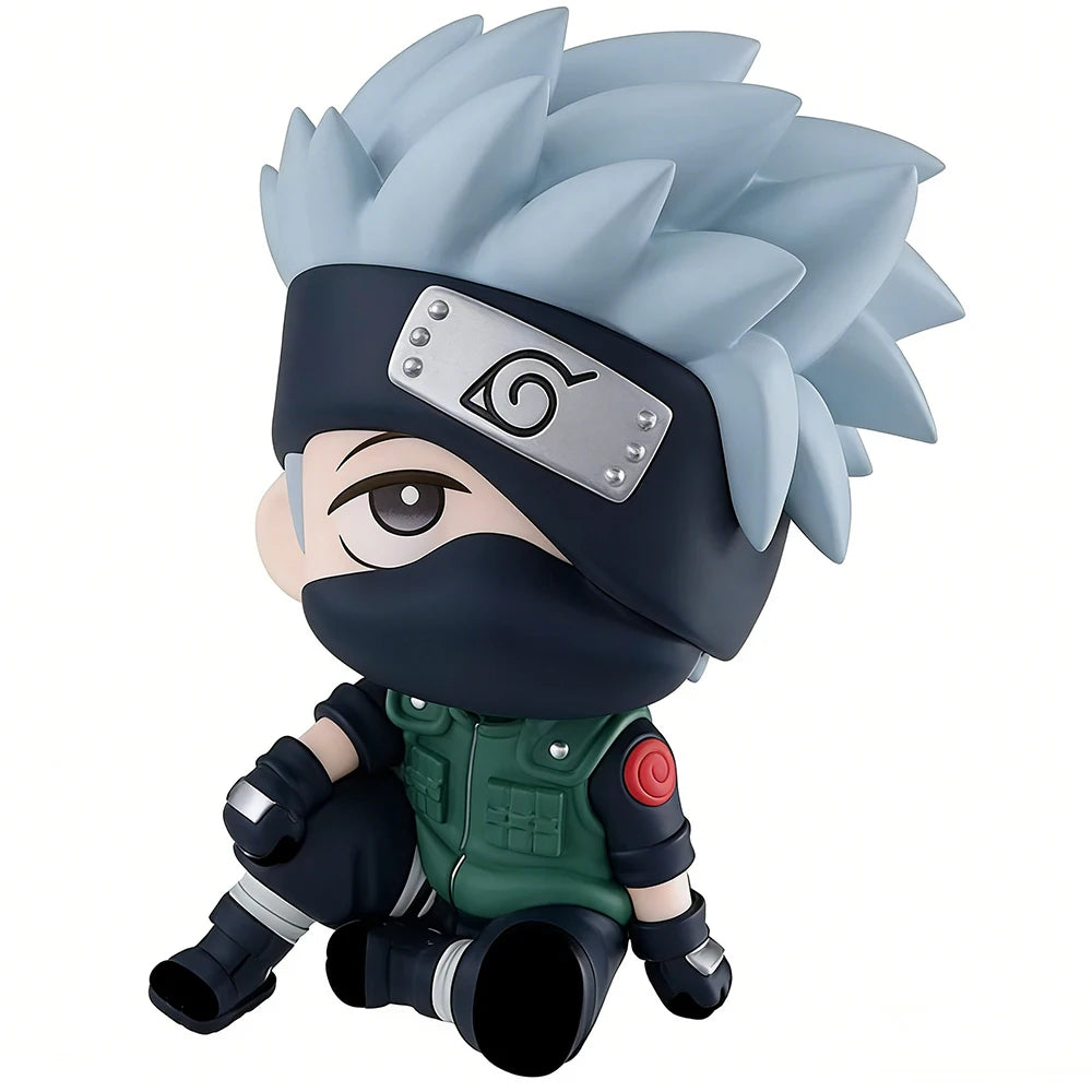 Anime Naruto Figure Naruto 9cm Kakashi Action Figure Q Version Kawaii Sasuke Itachi Figurine Car Decoration Collection Model