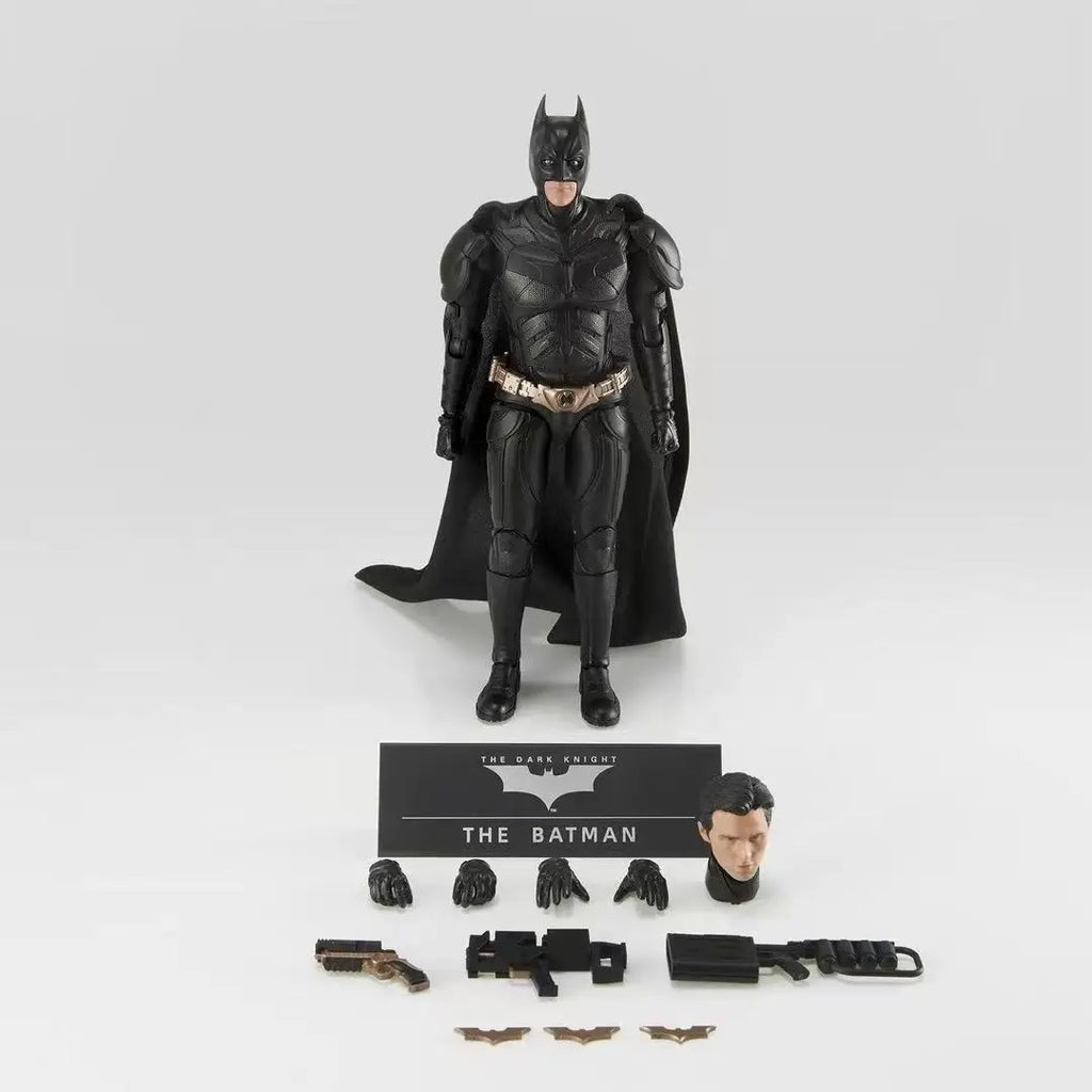 In Stock Modoking 1/12 The Dark Knight Batman Suit Motorcycle Batmobile Assembly Action Figure Collectible Toy Gift