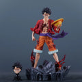 One Piece Luffy Anime Figure Four Emperors Monkey D. Luffy 24cm Action Figurine Pvc Collectible Model Doll Toys